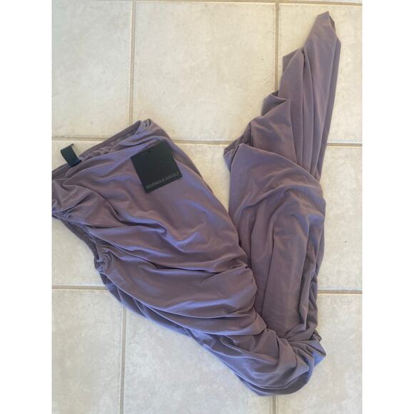 NWT Norma Kamali Diana Gown Powder Purple Bodycon Cocktail Dress REVOLVE XS - Picture 7 of 7